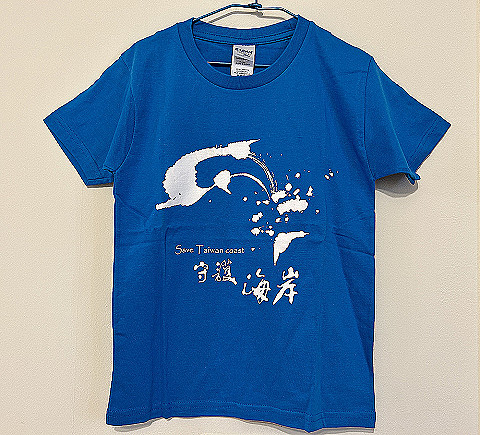 衣服：土耳其藍短袖/水墨海豚守護海岸